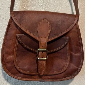 Vintage‎ Firu Handmade Genuine Leather Bag Purse